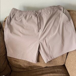 Member's Mark Tech Pull-On Shorts in Taupe XXL mans shorts